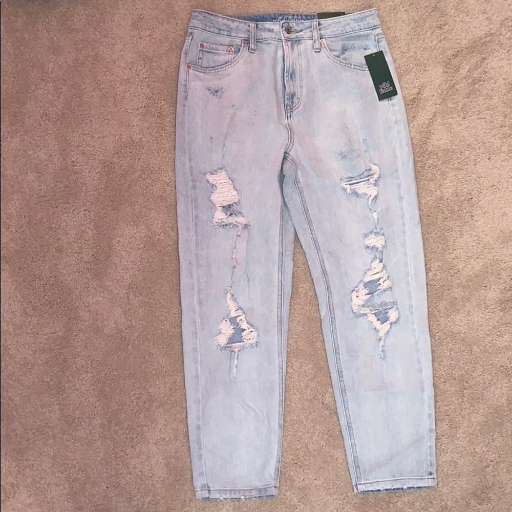 High rise mom jeans